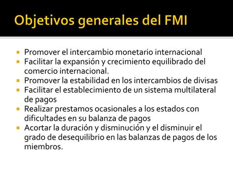 PPT   EL FONDO MONETARIO INTERNACIONAL PowerPoint ...