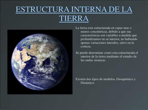 PPT   ESTRUCTURA INTERNA DE LA TIERRA PowerPoint Presentation, free ...