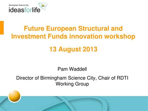 PPT   Future European Structural and Investment Funds ...