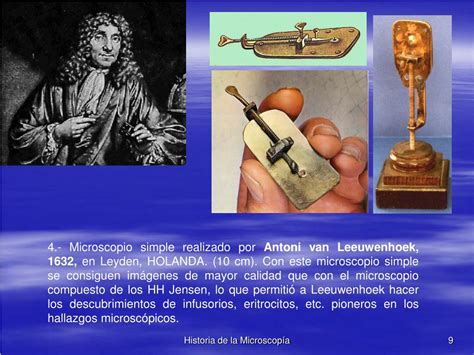 PPT   Historia de la Microscopía PowerPoint Presentation ...
