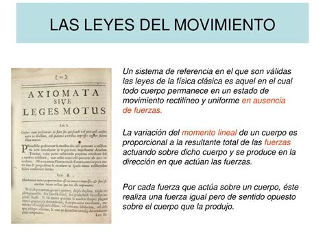 PPT   LAS LEYES DEL MOVIMIENTO PowerPoint Presentation ...