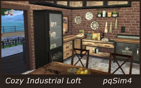 PQSims4: Cozy Industrial Loft • Sims 4 Downloads