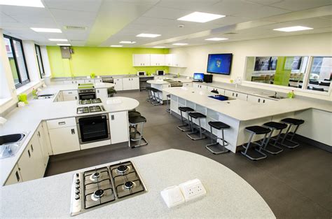 Practical cooking area at Southlands High School, constructed using ...