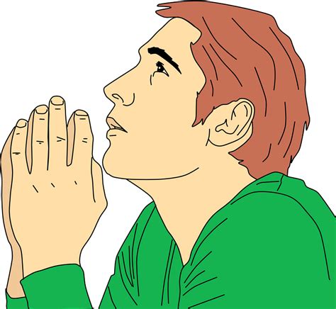 Praying man clipart. Free download transparent .PNG | Creazilla