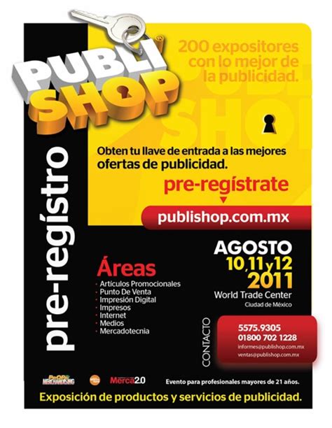 Pre registro PUBLISHOP   Ferias y Expos