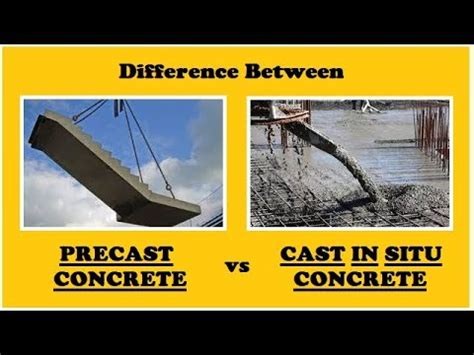 Precast Concrete VS Cast In Situ Concrete   YouTube