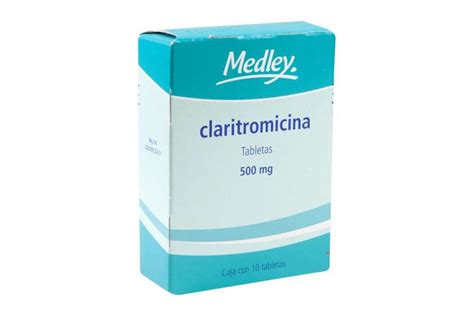 Precio Claritromicina 500 mg 10 tabletas | Farmalisto MX