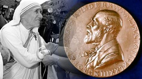Premio Nobel de la Paz a Madre Teresa de Calcuta | Madre teresa, Nobel ...