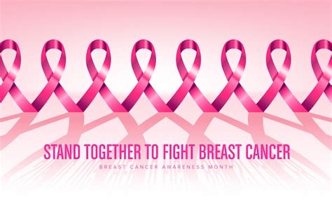 Premium Vector | Breast cancer awareness campaign banner