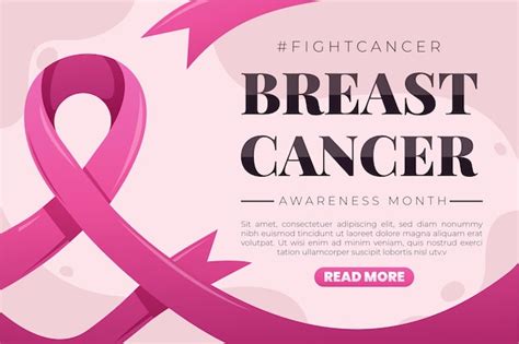 Premium Vector | Breast cancer awareness month banner template