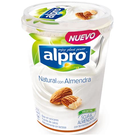 Preparado de soja natural con almendra Alpro sin lactosa ...