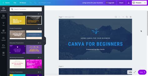Present your design   Canva Help Center