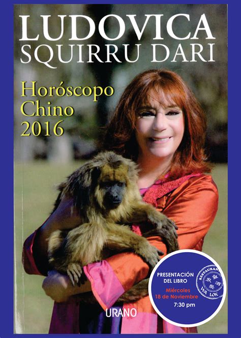 Presentación del Horóscopo Chino 2016 – Ludovica Squirru ...