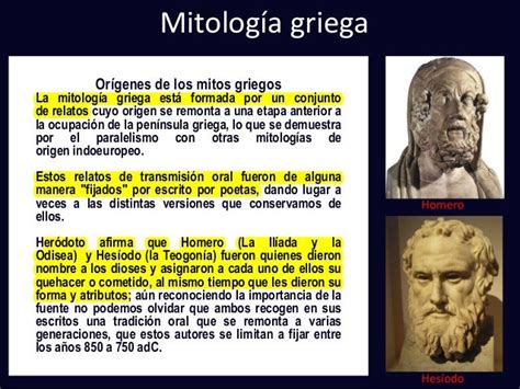 Presentación mitología griega