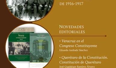 Presentarán los libros Veracruz en el Congreso Constituyente y ...