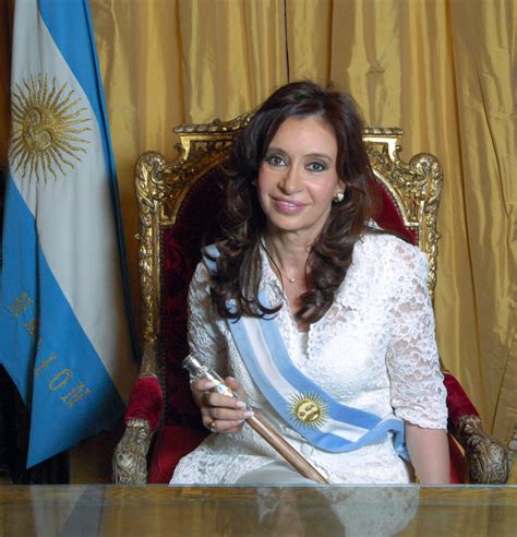 President of Argentina, Cristina Fernandez Kirchner, Mac ...