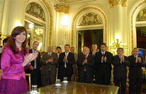 President of Argentina, Cristina Fernandez Kirchner, Mac ...