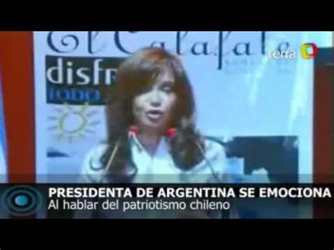Presidenta de Argentina emocionada tras su paso por Chile ...