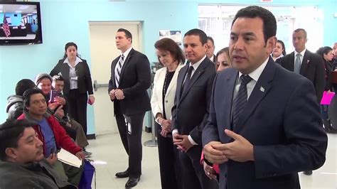Presidente Morales visita consulado de Guatemala en Silver ...