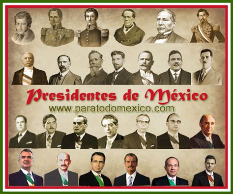 Presidentes de México: Lista completa con biografías cortas