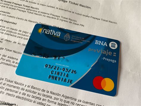 PreViaje: Llegó la tarjeta prepaga del Banco Nación  BNA  – Info Viajera