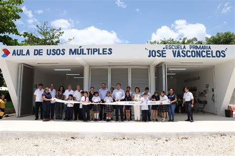 Primaria “José Vasconcelos” estrena aula de usos múltiples | LectorMx