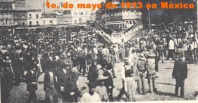 primera manifestacion del primero de mayo en mexico, Antorcha