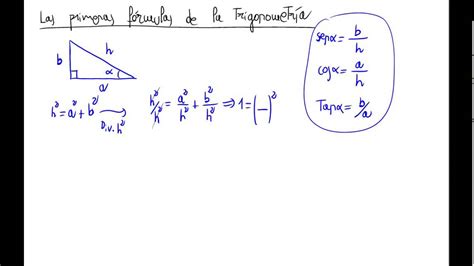 Primeras fórmulas de la trigonometría   YouTube