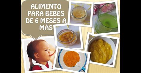 Primeros Alimentos De Un Bebe De 6 Meses   Consejos de Bebé