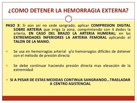 Primeros auxilios en heridas y hemorragias