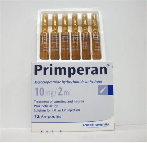PRIMPERAN 10 MG / 2 ML 12 AMP price from seif in Egypt   Yaoota!