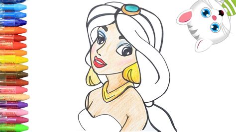 Princesa Jazmín   Aladino | Dibujos para Colorear ...