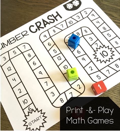 Print and Play Math Games!   Susan Jones