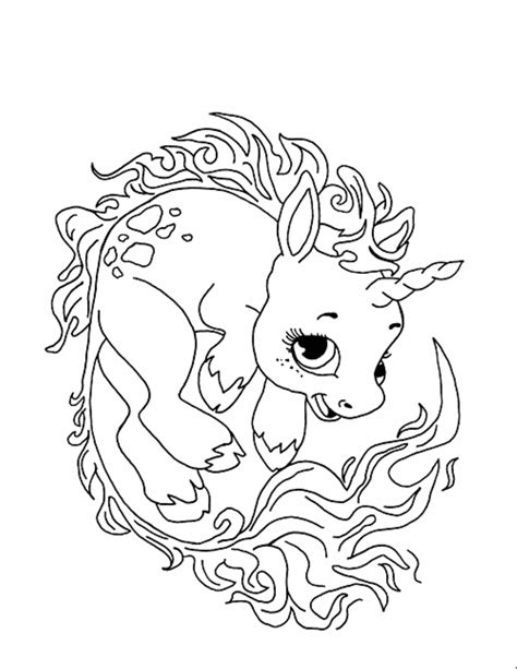 Print & Download   Unicorn Coloring Pages for Children