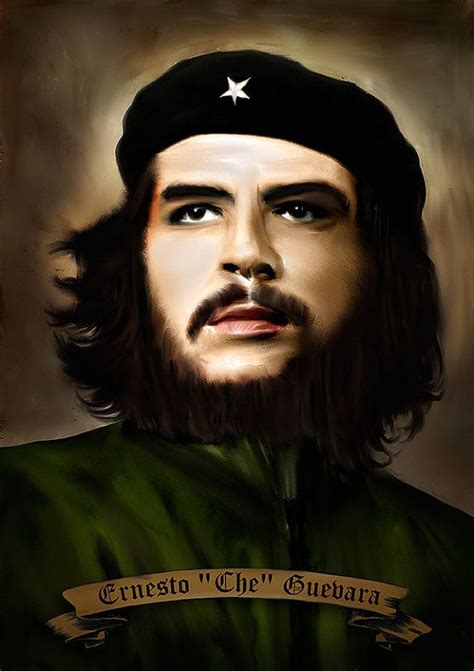 Print Ernesto Che Guevara Cuban Revolution paint by ...