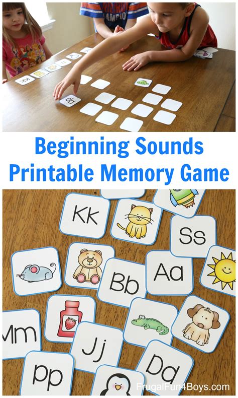 Printable Alphabet Memory Game Cards   Frugal Fun For Boys and Girls