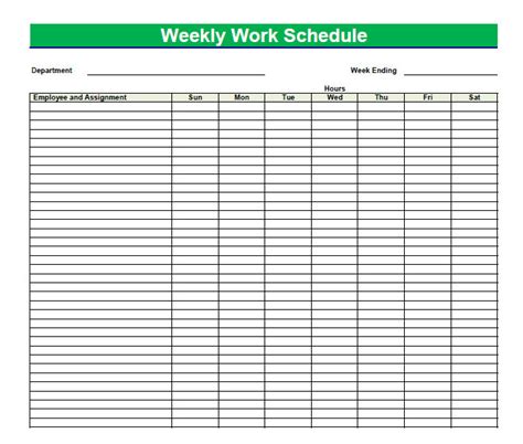 Printable Blank PDF Weekly Schedules | Blank PDF Weekly ...