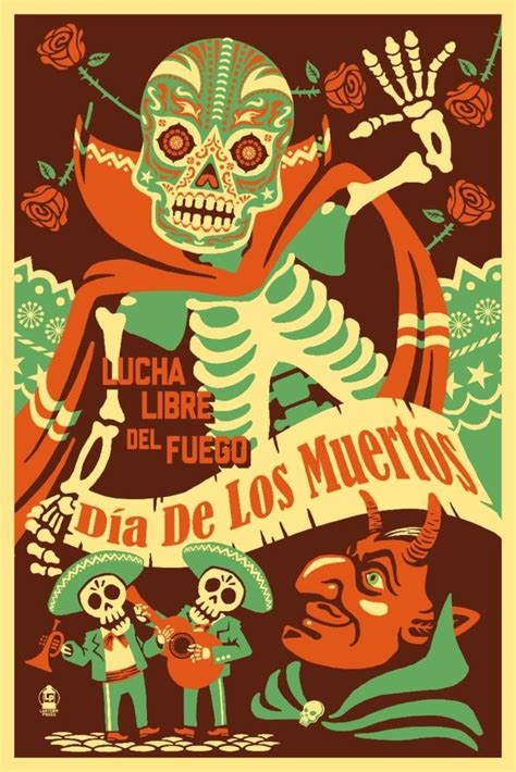 Prints  Dia de los Muertos  Day of the Dead , Lucha Libre ...