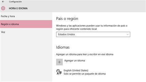 Problemas con seleccion de idiomas de Windows 10 ...