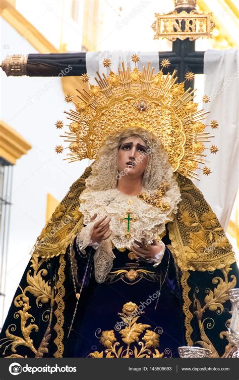 Procesión de la Semana Santa en España, Andalucía, Sevilla — Foto ...