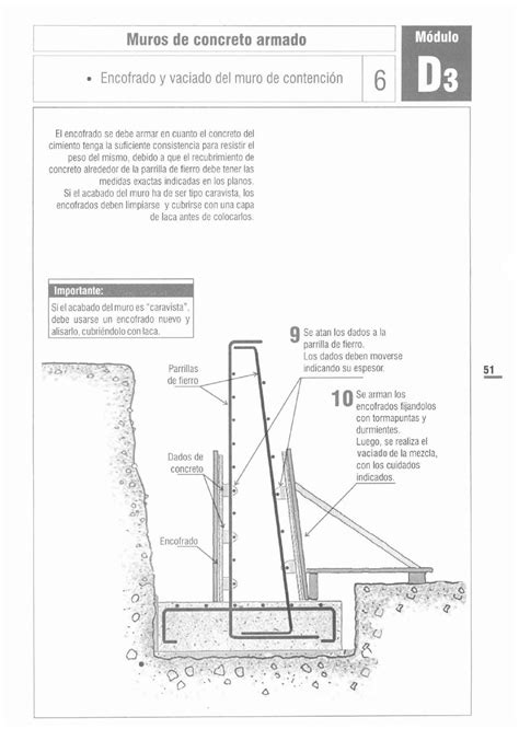 PROCESO CONSTRUCTIVO DE MURO DE CONTENCION | Muro de ...