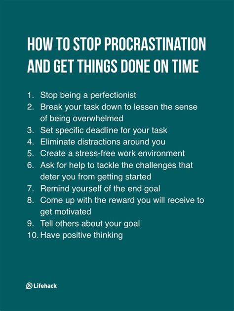 Procrastination VS Productivity: 10 Actions That Make The ...