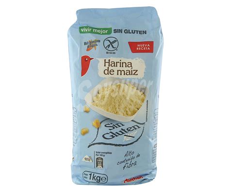 Producto Alcampo Harina de maíz sin gluten  controlado por la face  1 kg