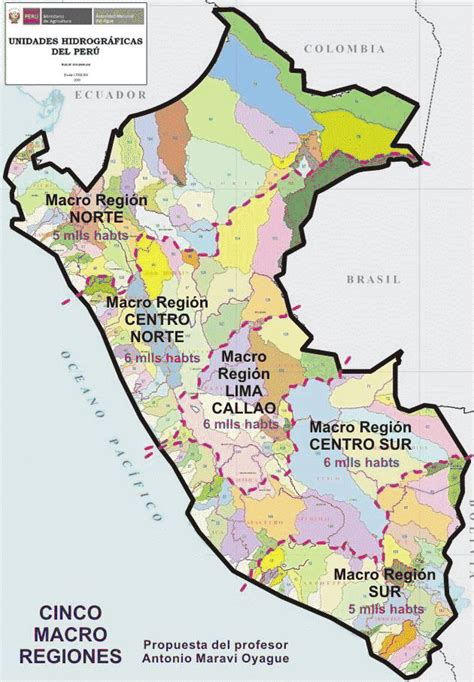 Profe Antonio Maravi: Lima en 3 de las 5 Macroregiones del Perú