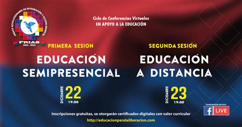PROFESORES E INFORMACIÓN: PARTICIPA DEL CICLO DE CONFERENCIAS VIRTUALES ...