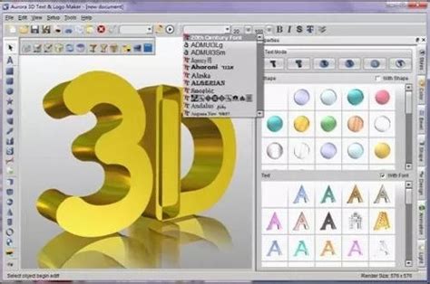 Programa Para Crear Diseñar Logos 3d   Aurora 3d Logo Maker   S/ 6,00 ...