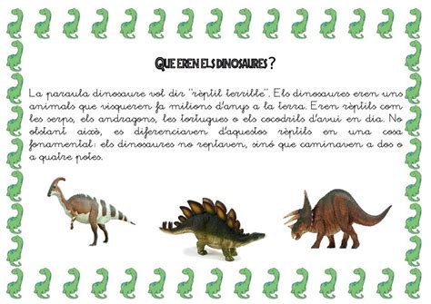 PROJECTE DELS DINOSAURES | Proyectos de dinosaurios, Dinosaurios ...