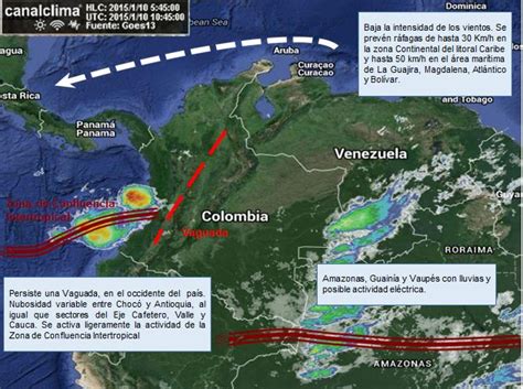Pronóstico Meteorológico para Colombia   10 al 12 de Enero de 2015 ...