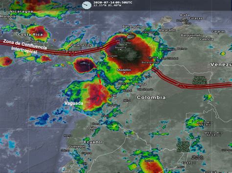 Pronóstico meteorológico para Colombia 14 de julio de 2020 • Canal Clima