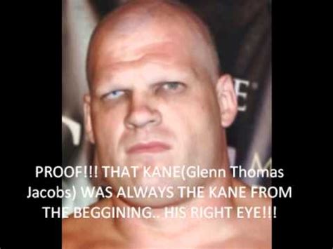proof that kane Glenn Thomas Jacobs  was the real kane ...